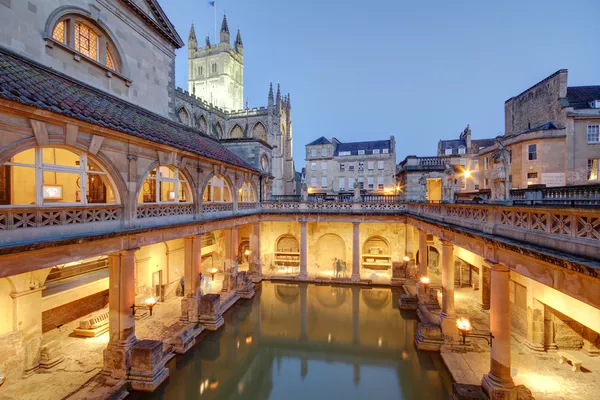 Romeinse baden in avon Engeland — Stockfoto