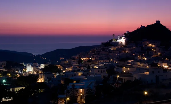 IOS stad in Griekenland — Stockfoto