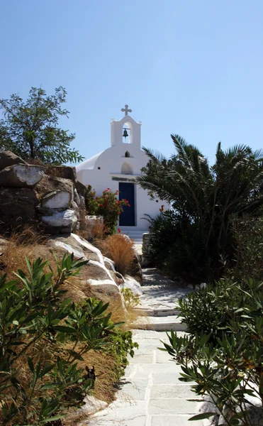 IOS in Griekenland klassieke kerk — Stockfoto