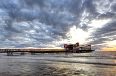 Weston super mare, somerset, ünlü pier