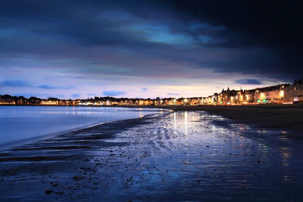 Dorset zonsondergang — Stockfoto