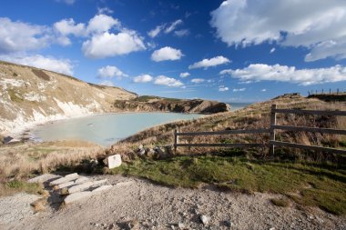 Lulworth koyu dorset sahil İngiltere'de