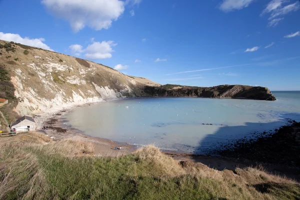 Lulworth Cove Dorset pobřeží Anglie — Stock fotografie