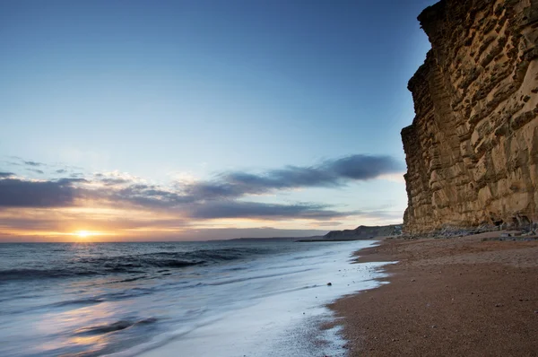 West Bay Dorset Coast Inglaterra — Fotografia de Stock