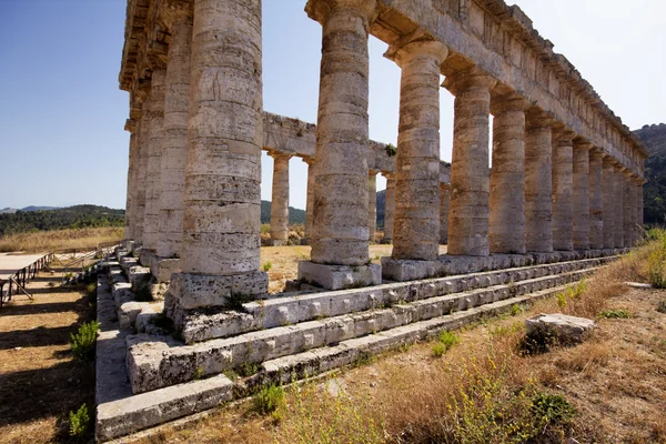 Dorik tapınak segesta — Stok fotoğraf