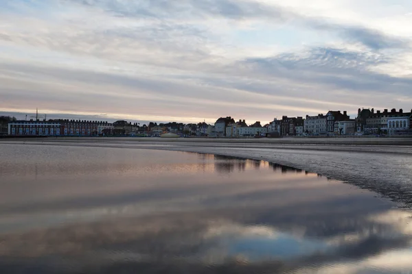 Spiaggia al tramonto — Foto Stock