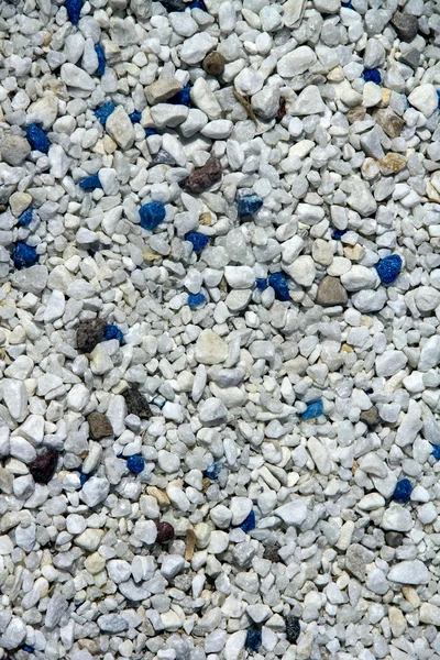 Azul decorativo y blanco de piedras . —  Fotos de Stock