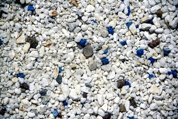 Декоративні синьо-білі камені . — стокове фото