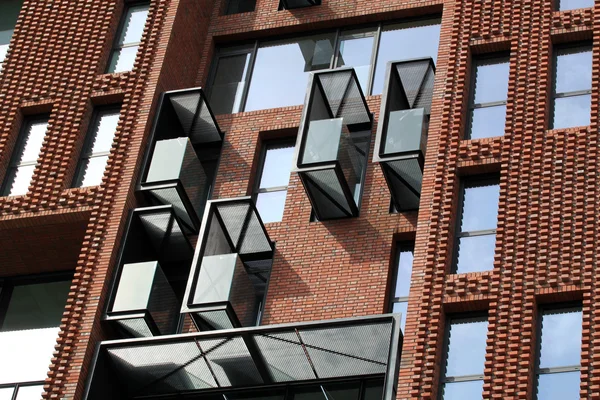 An image of a new office and apartment building — Stock Photo, Image