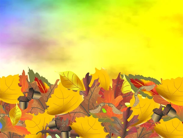 Composition d'automne — Image vectorielle