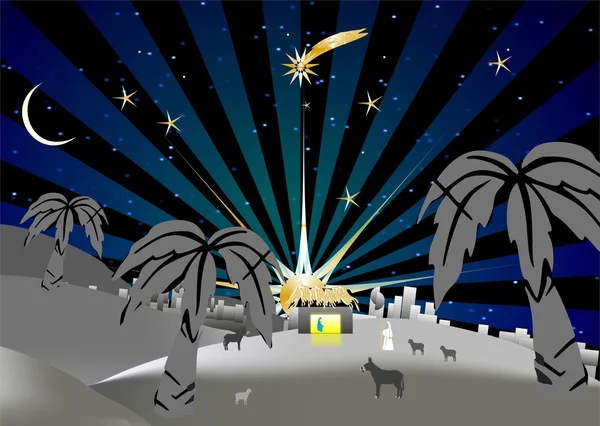 Bethlehem — Stock Vector