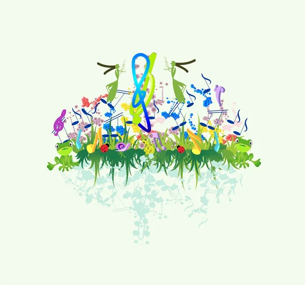 Sonate de printemps — Image vectorielle