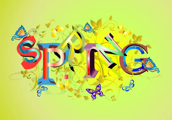 Wiosna — Wektor stockowy