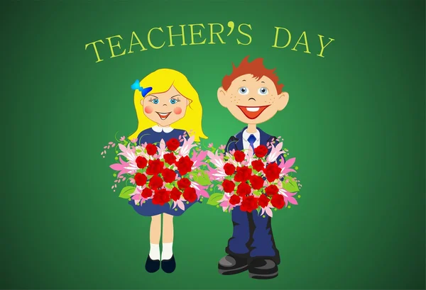 Teacher's day — Stock Vector