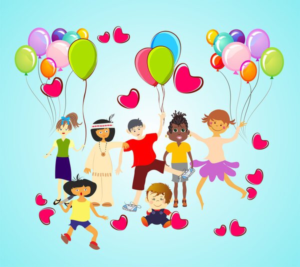 Счастливые дети,