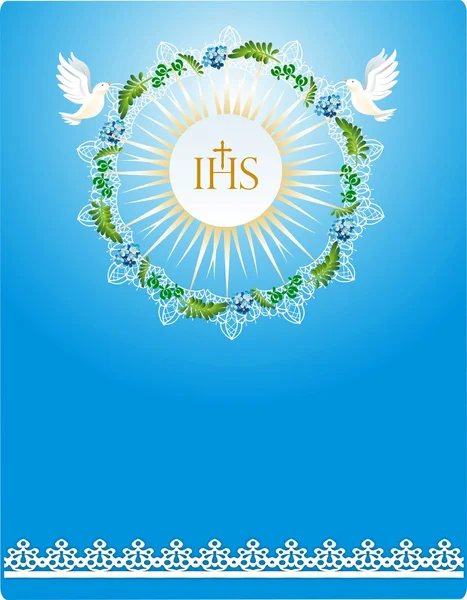 First communion, — Stock Vector