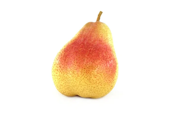 Fresh Ripe Pear Stem Isolated White Background — Φωτογραφία Αρχείου