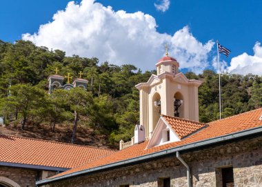 Kıbrıs 'taki Troodos sıradağlarında bulunan Kykkos Manastırı