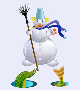 kardan adam bir hediye verir..