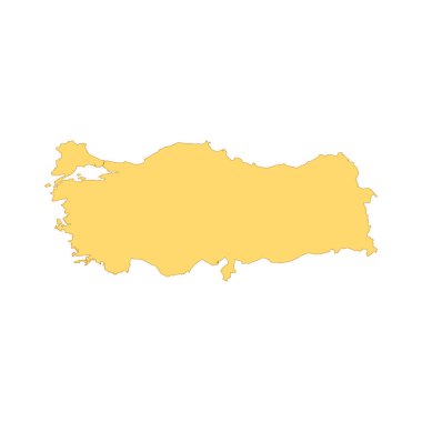 Hindi haritası renk çizgisi ögesi. Ülkenin Sınırı. 
