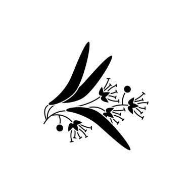 Tilia çiçekleri renk çizgisi simgesi. Gerekli yağlar. Web sayfası için piktogram, mobil uygulama, tanıtım. UI UX GUI tasarım elemanı. Düzenlenebilir vuruş.