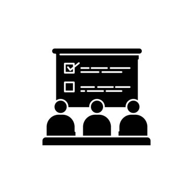 Çalışan geliştirme renk çizgisi simgesi. Web sayfası için piktogram, mobil uygulama, tanıtım. UI UX GUI tasarım elemanı. Düzenlenebilir vuruş.