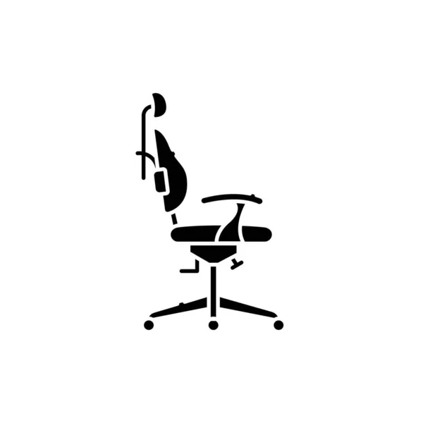 Cadeira Ortopédica Ícone Linha Olor Pictograma Para Página Web Aplicativo — Vetor de Stock