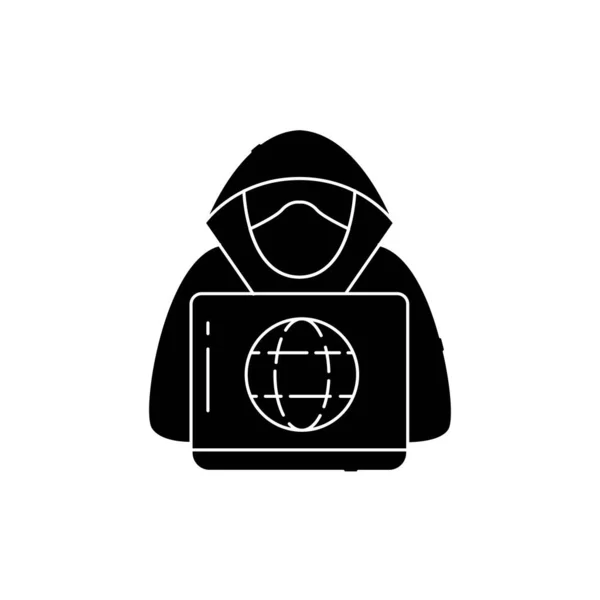 Hacker olor lijn icoon. Pictogram voor webpagina, mobiele app, promo. — Stockvector