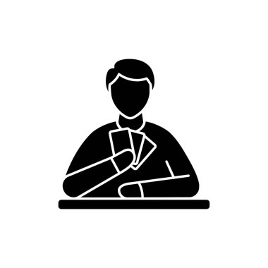 Oyuncu renk çizgisi simgesi. Web sayfası için piktogram, mobil uygulama, tanıtım. UI UX GUI tasarım elemanı. Düzenlenebilir vuruş.