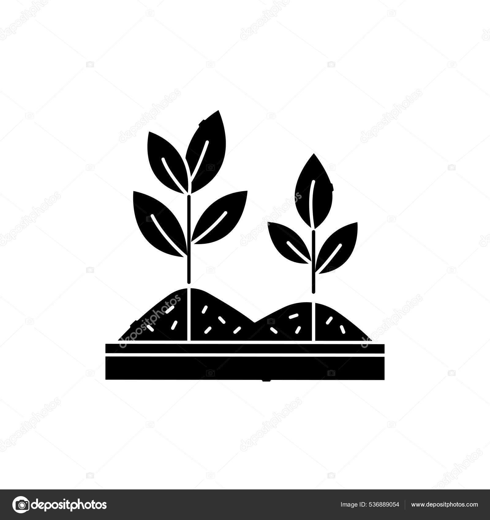 Mulching Icono Línea Color Servicio Jardín Pictograma Para Página Web  Vector de stock #536889054 de ©ALX1618, image size:1600x1700