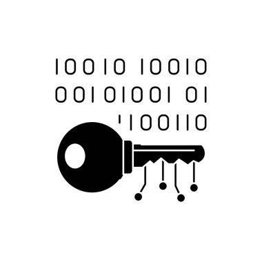 Dijital tuş işareti renk çizgisi simgesi. Web sayfası için piktogram, mobil uygulama, tanıtım. UI UX GUI tasarım elemanı. Düzenlenebilir vuruş.