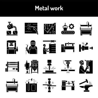 Metal işi renk çizgisi simgesi. Web sayfası için piktogram, mobil uygulama, tanıtım. UI UX GUI tasarım elemanı. Düzenlenebilir vuruş