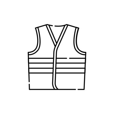 Yelek rengi simgesi. Engelli. İzole vektör elementi. Web sayfası, mobil uygulama, tanıtım için resim çizelgesi