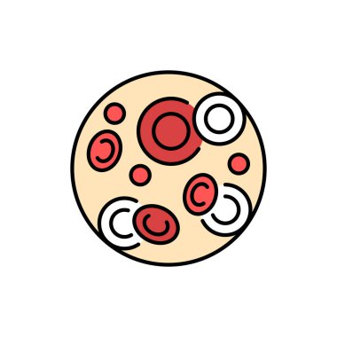 Fanconi Anemia renk çizgisi simgesi. İnsan hastalıkları. Web sayfası, mobil uygulama, tanıtım için resim grafiği.