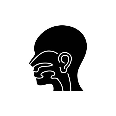 Otolaryngology renk çizgisi simgesi. İnsan hastalıkları. Web sayfası, mobil uygulama, tanıtım için resim grafiği.