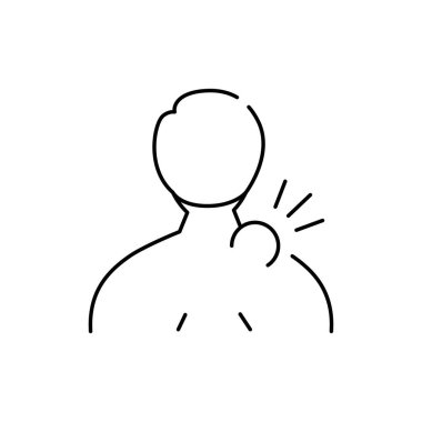 Lenfoma renk çizgisi simgesi. İnsan hastalıkları. Web sayfası, mobil uygulama, tanıtım için resim grafiği.