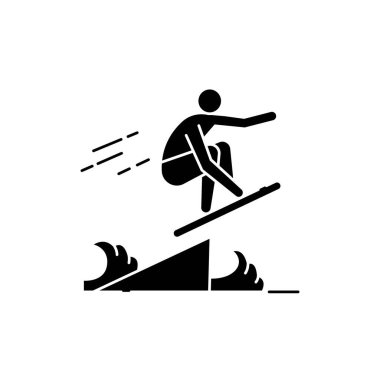 Kaykay renk çizgisi simgesi. İzole vektör elementi. Web sayfası, mobil uygulama, tanıtım için resim çizelgesi