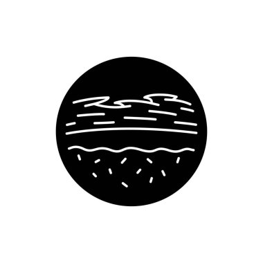 Kabarcık rengi çizgisi simgesi. Dermatoloji hastalığı. İzole vektör elementi. Web sayfası, mobil uygulama, tanıtım için resim çizelgesi