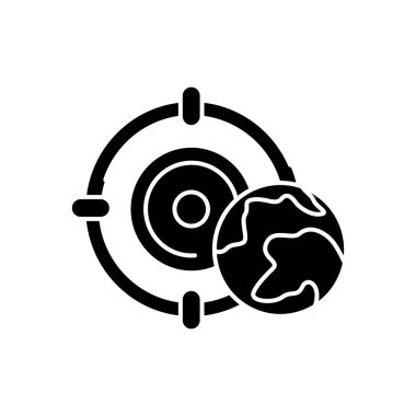 Kurumsal sosyal sorumluluk işareti. Sürdürülebilir Geliştirme Hedefleri illüstrasyonu.