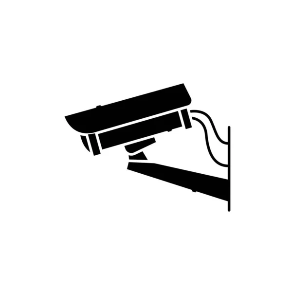 Güvenlik Kamerası Renk Çizgisi Simgesi Web Sayfası Için Piktogram Mobil — Stok Vektör