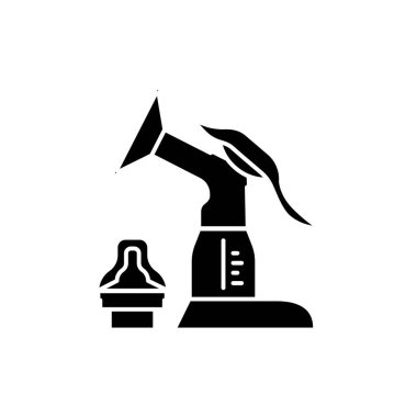 Göğüs pompası renk çizgisi simgesi. İnsan hastalıkları. Web sayfası, mobil uygulama, tanıtım için resim grafiği.