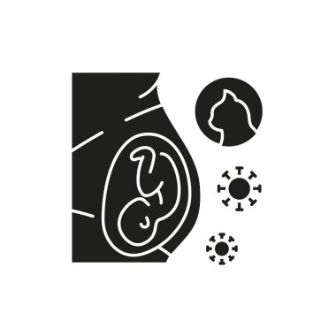 Toksoplazmoz renk çizgisi simgesi. İnsan hastalıkları. Web sayfası, mobil uygulama, tanıtım için resim grafiği.