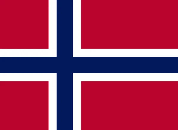 Standard Proportionen Und Farbe Für Bouvet Island Flagge — Stockvektor