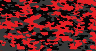 Askeri kamuflaj, ordu kızıl avı. Vektör EPS 10.