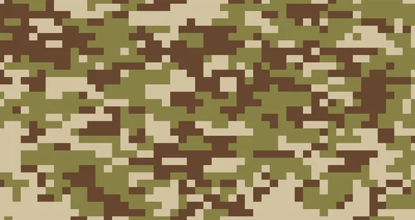 Vector Camuflaje Militar Textura Fondo Soldado Píxel Verde Eps — Archivo Imágenes Vectoriales