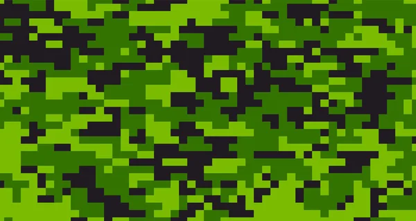 Vektor Tarnung Militärische Textur Hintergrund Soldat Grün Pixel Eps — Stockvektor
