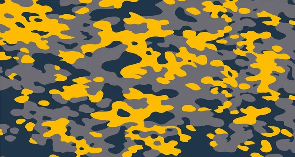 Print Texture Military Camouflage Army Yellow Hunting Vector Eps — 图库矢量图片