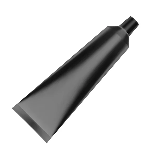 Modello di tubo di plastica opaco isolato su sfondo bianco. Illustrazione vettoriale — Vettoriale Stock
