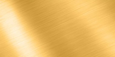 Fırçalanmış metal doku. Vektör altın arka plan. Kusursuz altın metal dokusu. EPS 10