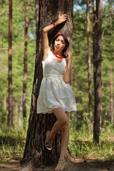 The girl, a happy women, a good picture — Stock Photo, Image